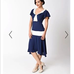 Unique Vintage Wiltshire Flapper Day Dress